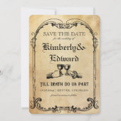 中世ファンタジー中世版木、銅版、版画 セーブザデート (正面)