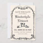 中世ファンタジー中世版木、銅版、版画 セーブザデート (正面)