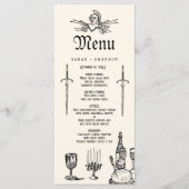 中世ファンタジー結婚の饗宴 メニュー (正面)