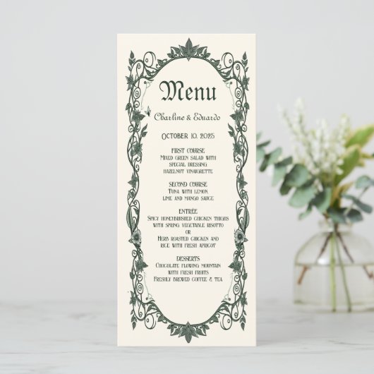 中世ファンタジー結婚の饗宴 メニュー (スタンド正面)