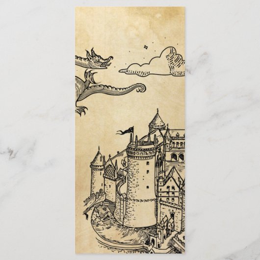 中世ファンタジー結婚の饗宴 メニュー (裏面)