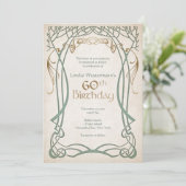 中世ファンタジー60誕生日 招待状 (スタンド正面)