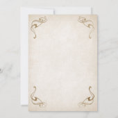 中世ファンタジー60誕生日 招待状 (裏面)