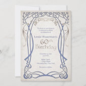 中世ファンタジー60誕生日 招待状 (正面)