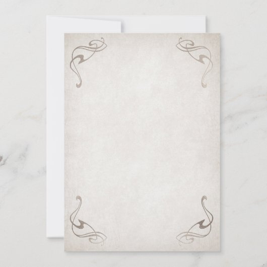 中世ファンタジー60誕生日 招待状 (裏面)