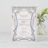 中世ファンタジー70歳の誕生日 招待状 (スタンド正面)