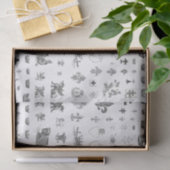 中世フランスの王冠ヘラルドライ（紋章の）フラ・ダ・リ 薄葉紙 (ギフト)