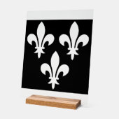 中世フランスの紋章 アクリルサイン (傾斜)