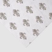 中世フランスの（紋章の）フラ・ダ・リティッシュペーパー 薄葉紙 (詳細)