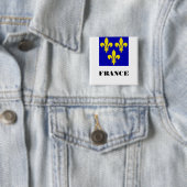 中世フランス王室標準紋章学の忠実さ 缶バッジ (インサイチュ)