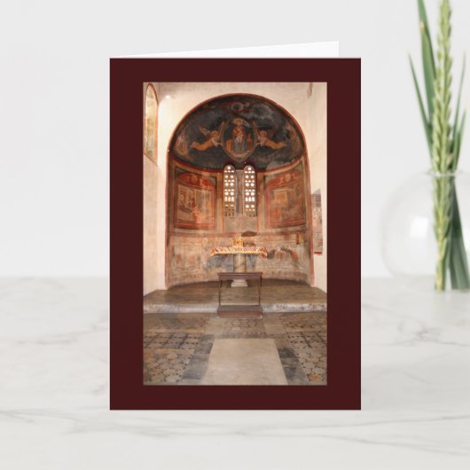 中世フレスコ画 カード (正面)