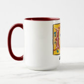 中世フローラライトレターBモノグラムマグ マグカップ (左)