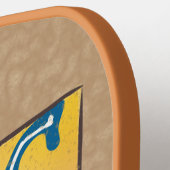 中世フローラ照光文字Gモノグラム ピックルボールラケット (左詳細)