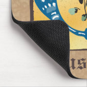 中世フローラ照光文字Gモノグラム マウスパッド (コーナー)