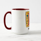 中世フローラ照光文字Hモノグラムマグ マグカップ (左)