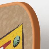 中世フローラ照光文字Kモノグラム ピックルボールラケット (左詳細)