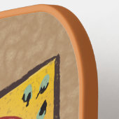 中世フローラ照光文字Mモノグラムピック ピックルボールラケット (左詳細)