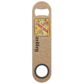 中世フローラ照明付き文字Yモノグラム スピード栓抜き (裏面)