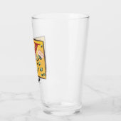 中世フローラ照明付き文字Yモノグラム タンブラーグラス (左)