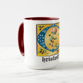 中世フローラ照明文字Cモノグラム マグカップ (正面左)