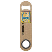 中世フローラ照明文字Jモノグラム スピード栓抜き (裏面)