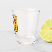 中世フローラ照明文字Nモノグラム ショットグラス (右)