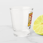 中世フローラ照明文字Tモノグラム ショットグラス (左)