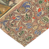 中世ブドウ園収穫アンティークブドウ ロングテーブルランナー (コーナー)