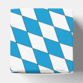 中世ブルーホワイトババリアLozengesパターン フェイバーボックス (上部)