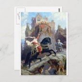 中世プリンスブラックホース格言城 ポストカード (正面/裏面)