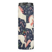 中世プリントユニコーンズオンaクリスマスフローラb タンブラー (裏面)