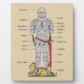 中世プレートアーマーサーカ1430年頃 フォトプラーク (正面)