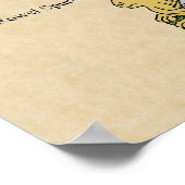 中世プレートアーマーサーカ1430年頃 ポスター (角)