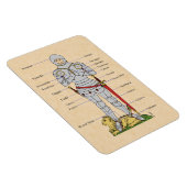 中世プレートアーマーサーカ1430年頃 マグネット (右側)