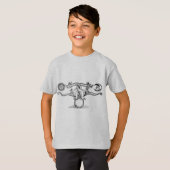 中世ヘルメスドラゴン Tシャツ (正面フル)