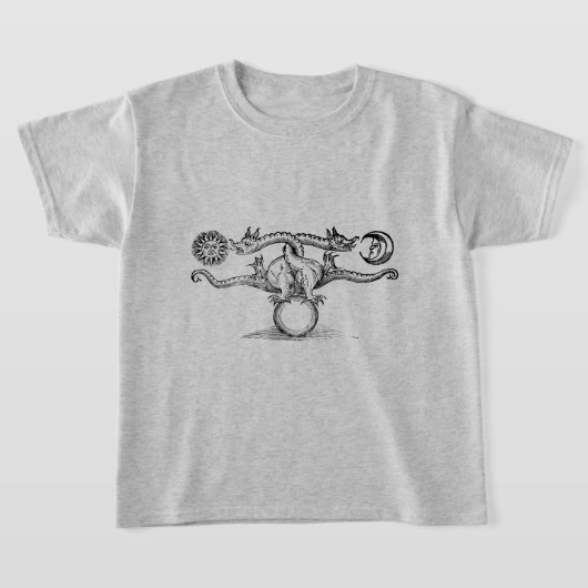 中世ヘルメスドラゴン Tシャツ (レイダウン)