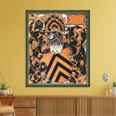 中世ベルギーの紋章 キャンバスプリント (インサイチュ (リビング))