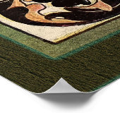 中世ベルギーの紋章 ポスター (角)