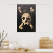 中世ペストパネル（黒死病）ポスター ポスター (キッチン)