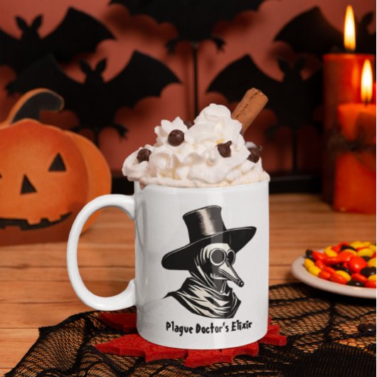 中世ペスト医師エリクサーコーヒーマグ コーヒーマグカップ
