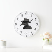 中世ペスト医師 ラージ壁時計 (ホーム)