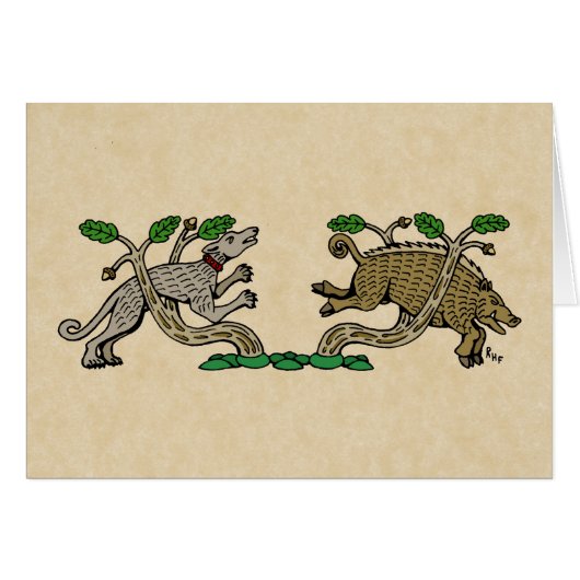 中世ボア狩り (正面横)