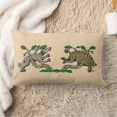 中世ボア狩り ランバークッション (ブランケット)