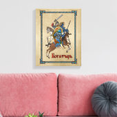 中世ボガティロシアのル キャンバスプリント (インサイチュ (リビング))