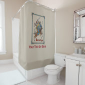 中世ボガティロシアのル シャワーカーテン (インサイチュ)