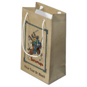 中世ボガティロシアのル スモールペーパーバッグ (裏面アングル)