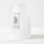 中世ボガティロシアのル フロストグラスビールジョッキ (正面左)