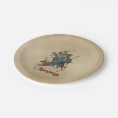 中世ボガティロシアのル ペーパープレート (アングル)