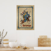 中世ボガティロシアのル ポスター (キッチン)