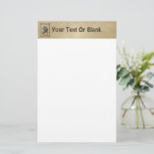 中世ボガティロシアのル 便箋 (スタンド正面)